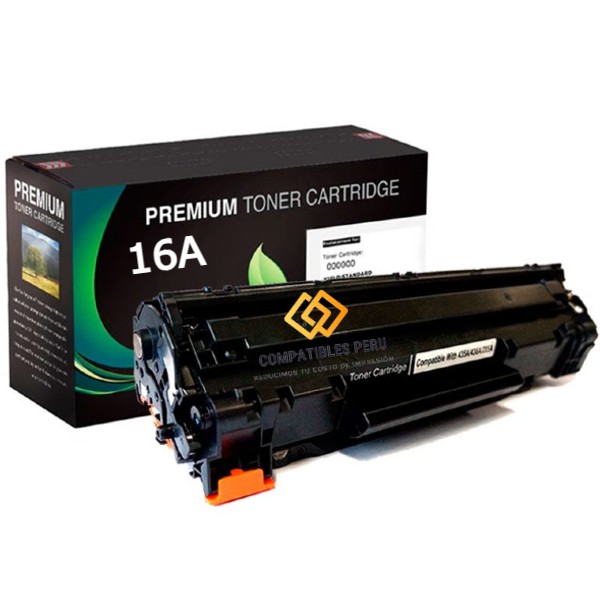 Cartucho Compatible Toner hp 16A Q7516A Negro Premium