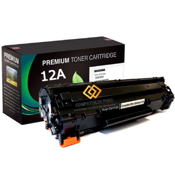 Cartucho de Toner HP 12A compatible Q2612A Negro