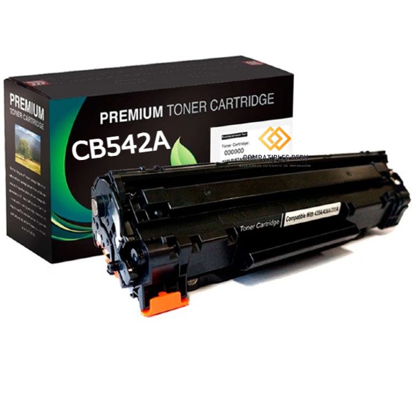 Toner Compatible HP 125a amarillo CB542A