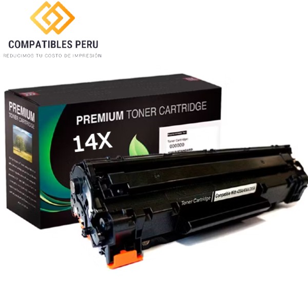 Toner Compatible HP 14X CF214X Negro Alto Rendimiento