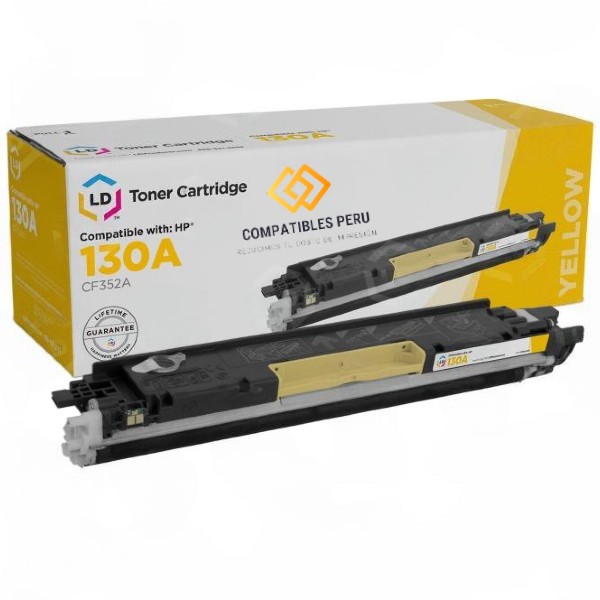 Toner Compatible Hp 130A Cf352A Yellow 1,000 Páginas.