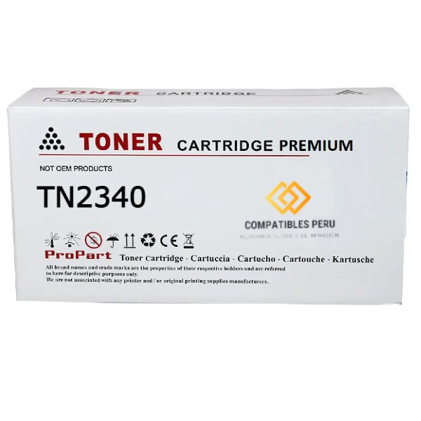 Toner Brother Tn2340 Compatible Negro