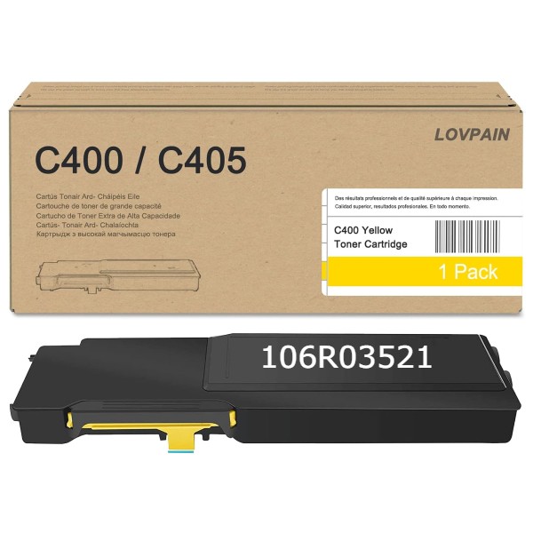 Toner Xerox Compatible 106R03521 Yellow C400 C405