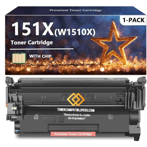 Toner HP Compatible 151X W1510X Negro 9,700 Paginas SIN CHIP Premiun