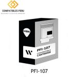 Tinta Canon PFI-107BK Compatible Negro