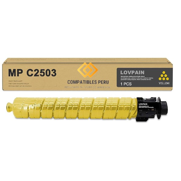 Toner Ricoh Compatible Yellow para MP C2503, C2004 C2003 C2504