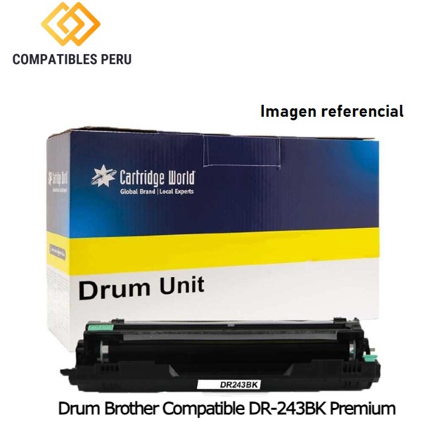 Drum Brother Compatible DR-243BK Premium
