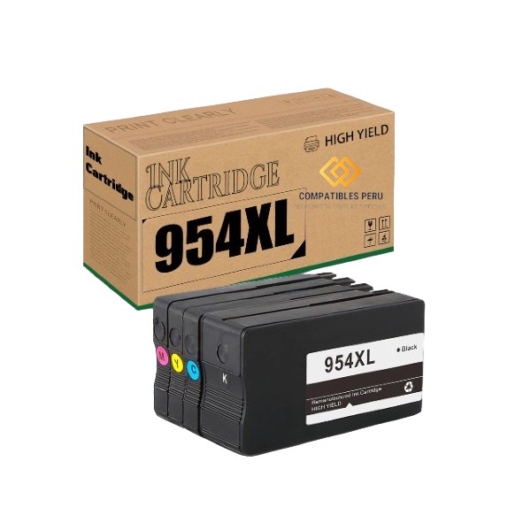 Tinta Compatible HP 954Xl Cyan L0S62AL 2,000 Paginas
