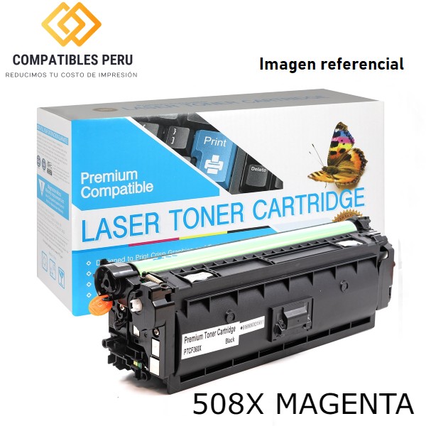 Toner Compatible HP 508X Magenta CF363X Premium 9500 Paginas