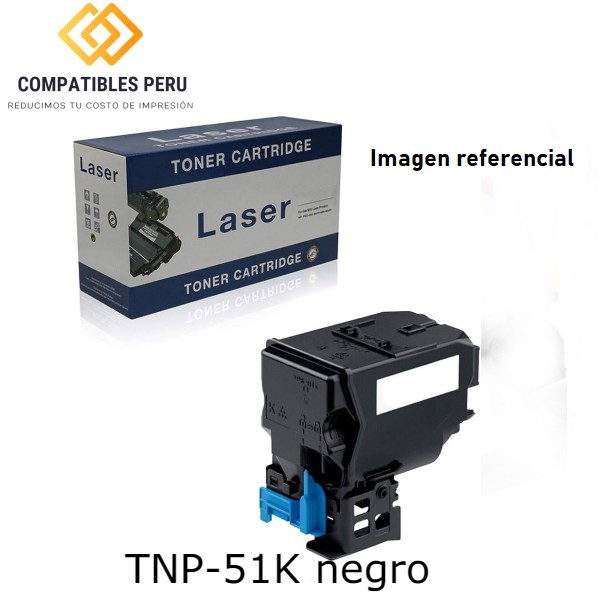 Toner Compatible Konica Minolta TNP-51K negro para Bizhub C3110