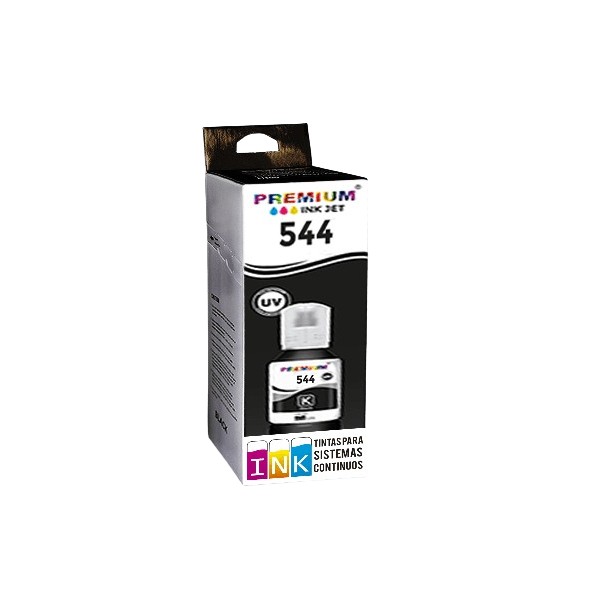 Tinta Compatible Epson T544 Negro Serie L3110 L3210 L5190 L3150 T544120-AL