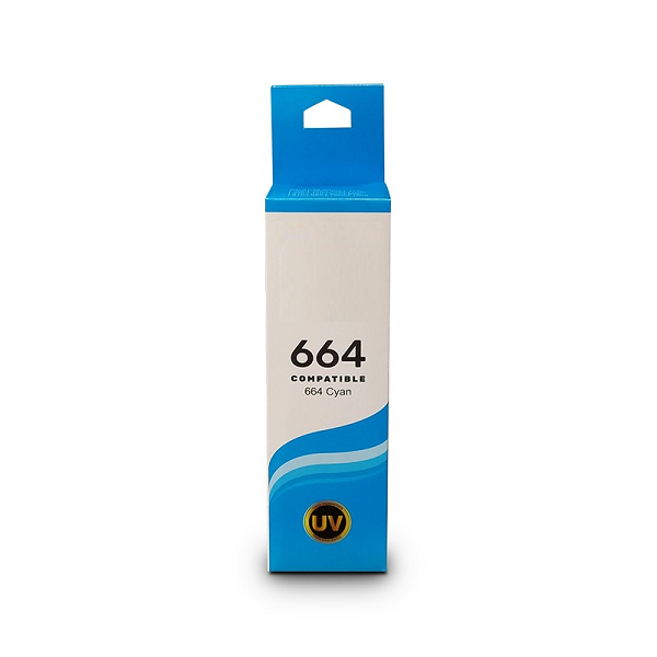 Tinta Epson Compatible 664 Cyan T664220-AL Para L355 L220 L375 L455