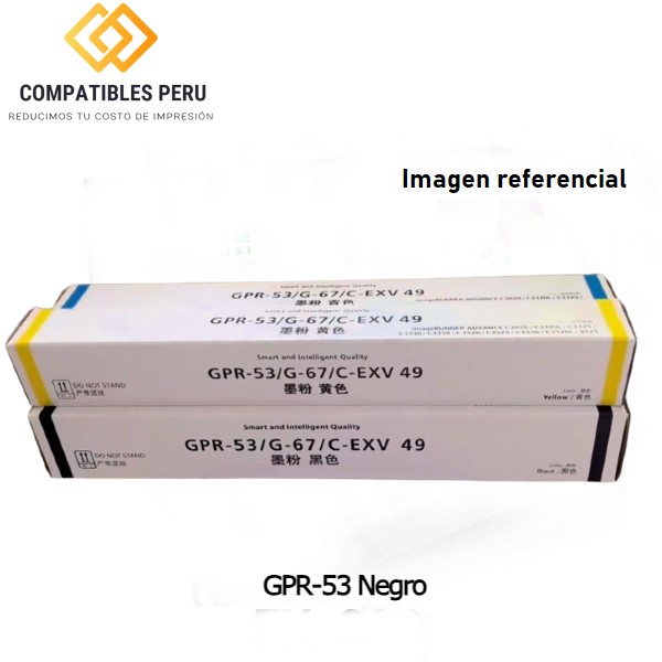 Toner Canon Compatible GPR-53 Negro 36,000 paginas Premium