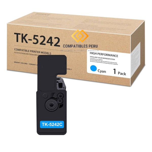Toner Kyocera Compatible TK-5242C Cyan M5526cdw