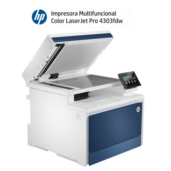 Impresora Multifuncional HP Pro MFP 4303fdw color Laser, wifi Impresion, copia, escaneado