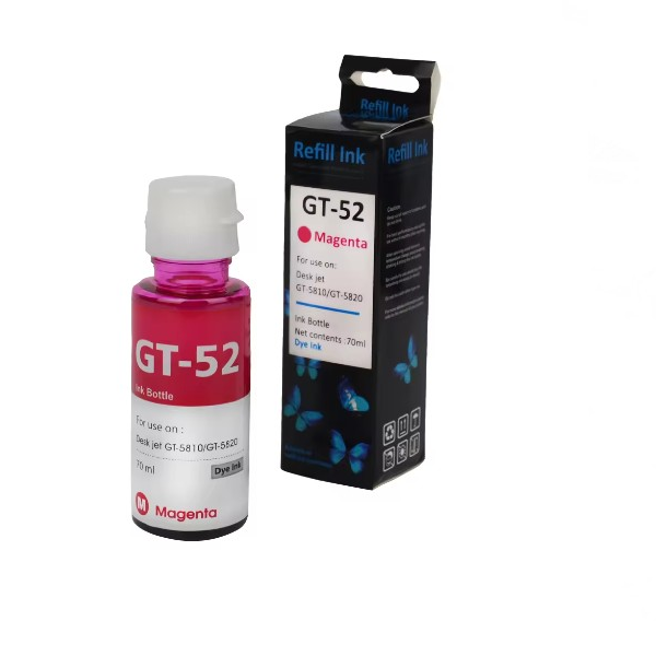 Tinta HP Compatible GT52 Magenta M0H55AL 8000
