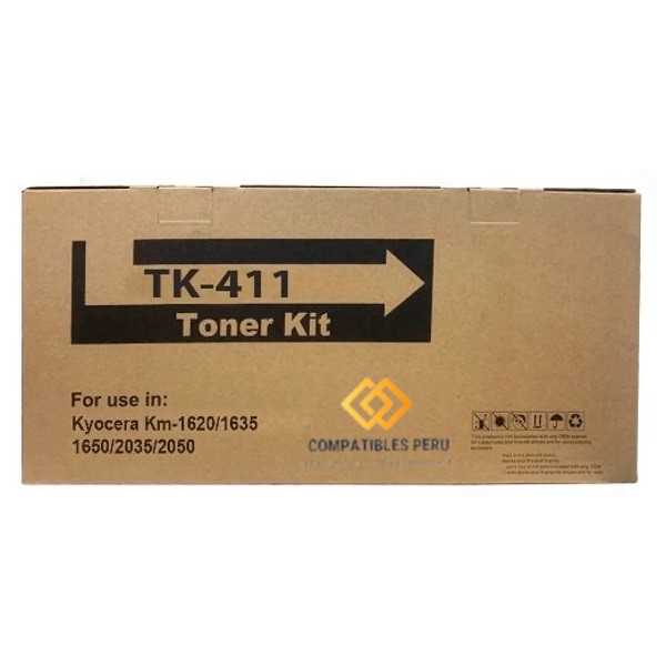Toner Compatible Kyocera TK-411 KM-1620, KM-1650, KM-2050 Alta calidad Premium