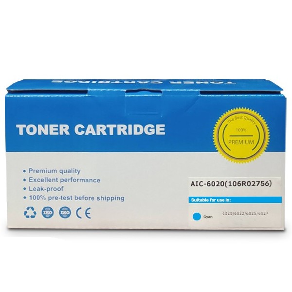 Toner Compatible Xerox 6020 106R02760 Cyan