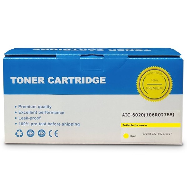 Toner Compatible Xerox 6027 6022 106R02762 YELLOW