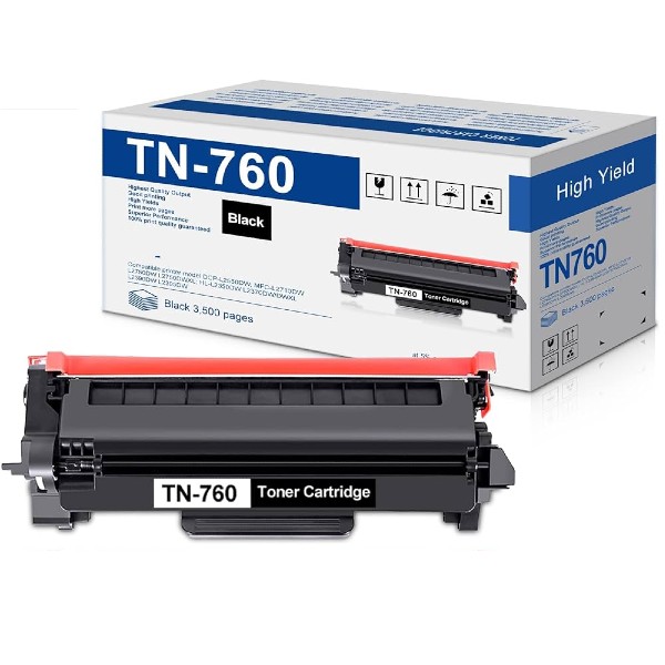 Toner Brother Compatible TN-760 1,200 Paginas L2370DW L2710DW