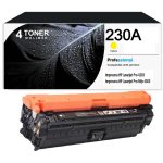Toner Compatible HP 230A Yellow W2302A para Pro 4203, Mfp 4303