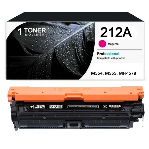 Toner HP Compatible 212A Magenta W2123A 4,500 Paginas Alta Calidad