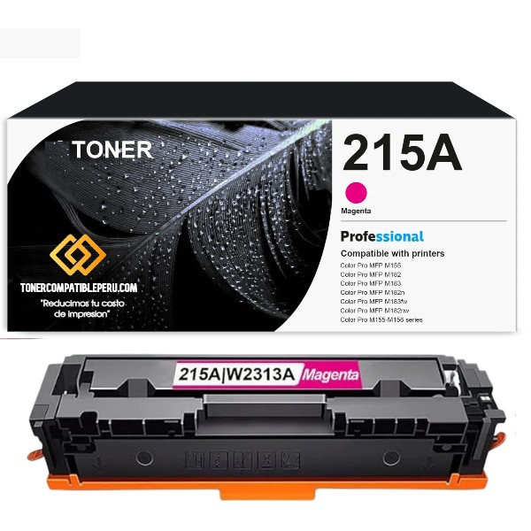 Toner HP Compatible 215A Magenta W2313A 850 Paginas Alta calidad SIN CHIP