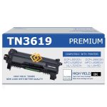 Cartucho de toner Compatible  Brother  TN-3619   Color Negro capacidad 18.000 Paginas